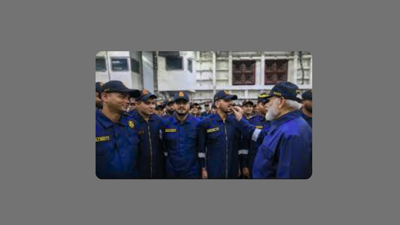 PM Modi Celebrates Diwali With Indian Navy