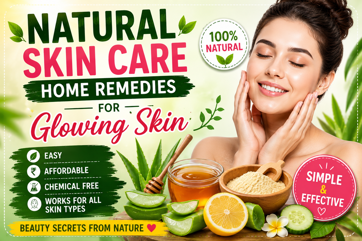 natural skin home remedies
